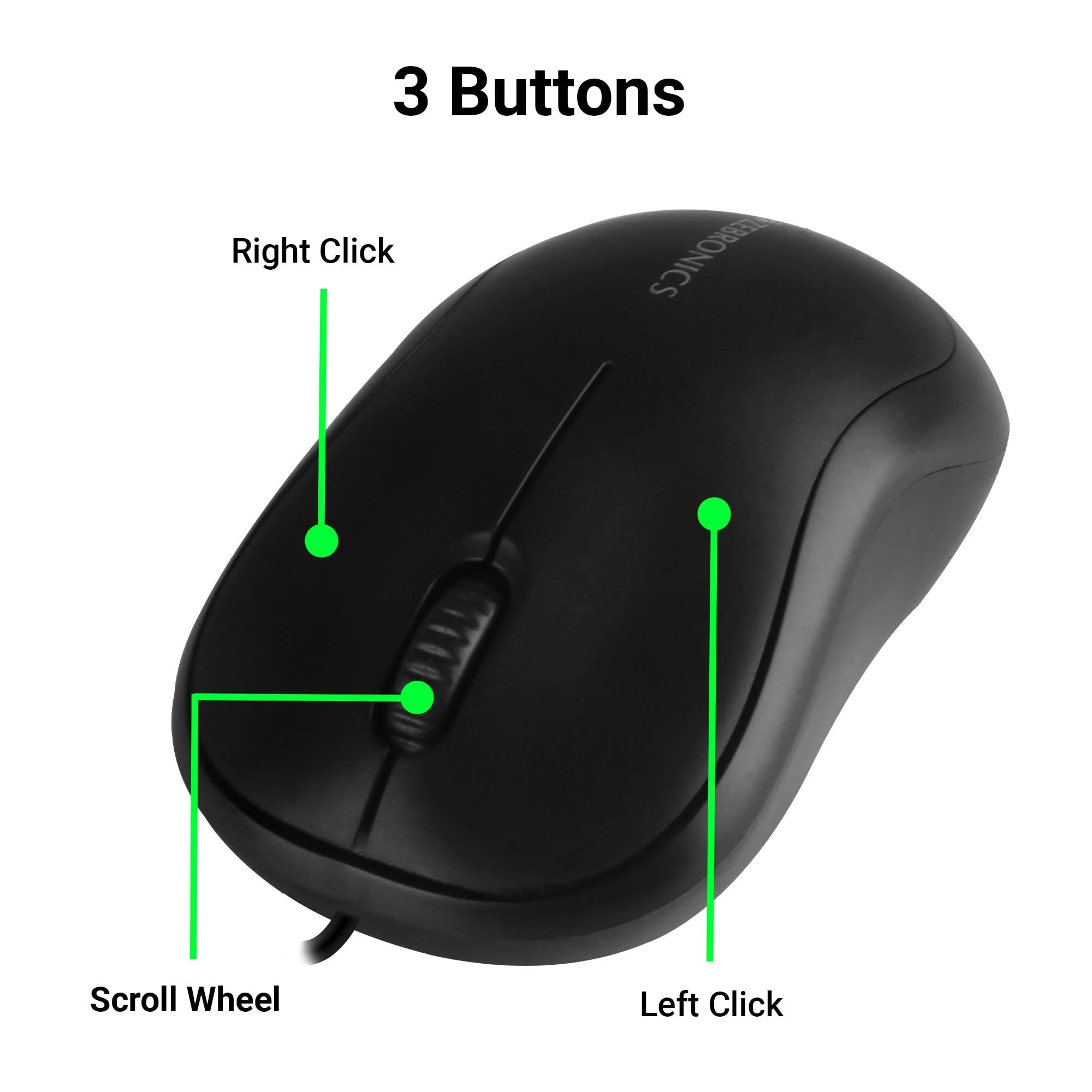 Zebronics USB Mouse Comfort view 3